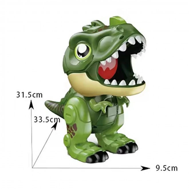 Interaktive Pistole mit Schaumstoffkugeln und Dino-Shooter