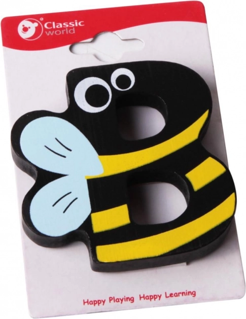 Classic World Wooden Letter B