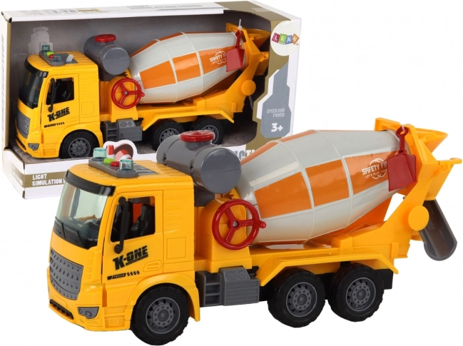 Battery-powered concrete mixer truck 1:16