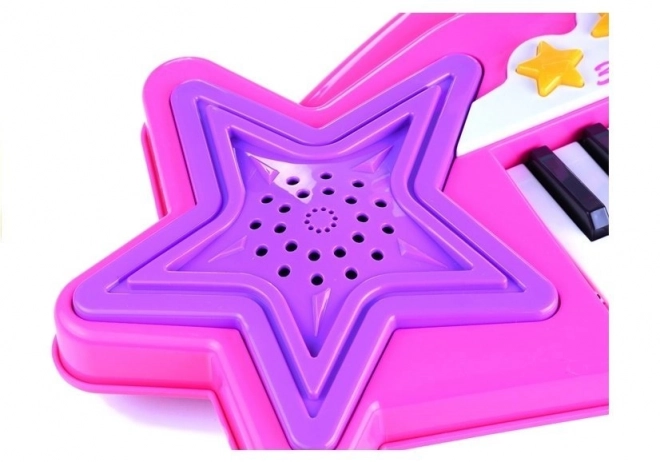 Toetsenorgel 37 toetsen MP3 Microfoon roze