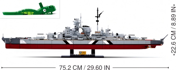 Dimensions imposantes et échelle 1:350