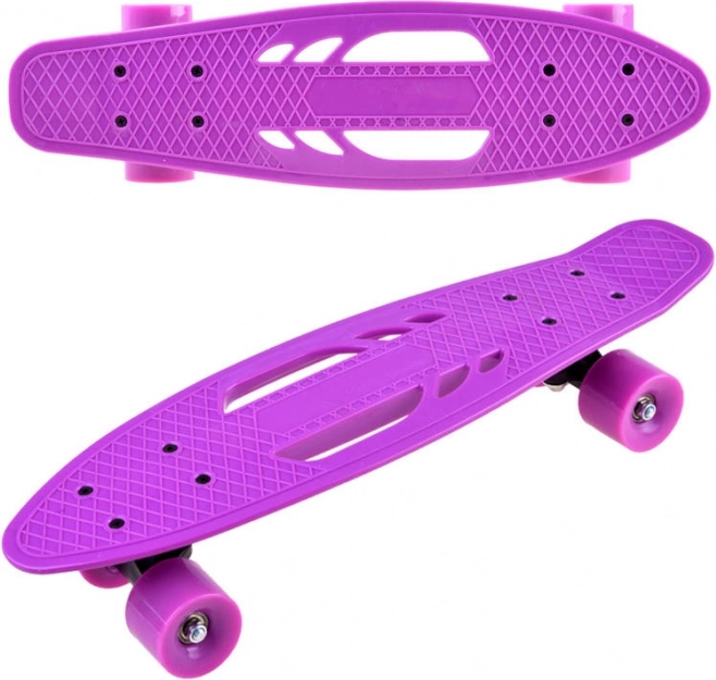 Penny skateboard pour enfants avec découpes de portage jusqu’à 50 kg – Violet