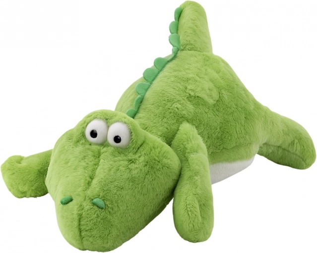 Plüschkrokodil hellgrün 42 cm