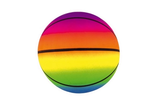 Rubberen basketbal - regenboog