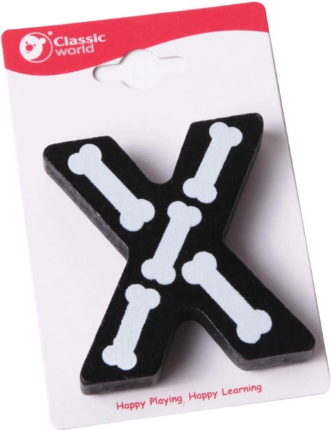 Classic World Wooden Letter X