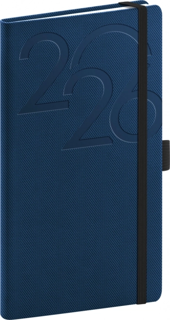 Pocket Diary Blue with Emboss