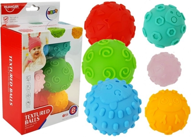 Sensory Balls Kleurrijke ballen voor kinderen 6 stuks