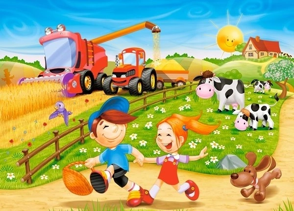 Puzzle 60 Teile Sommer auf dem Land