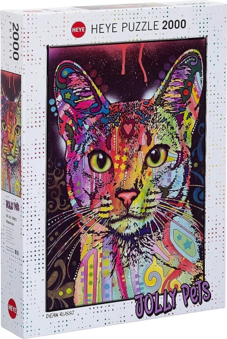 2000 Piece Puzzle Abyssinian Cat