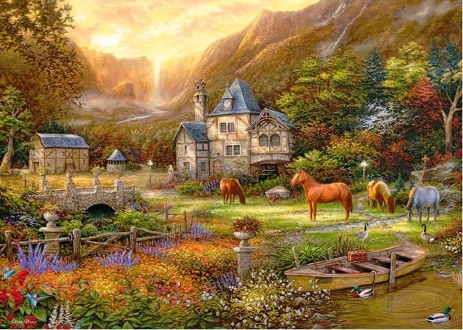 Cherry Pazzi Puzzle Goldenes Tal 1000 Teile