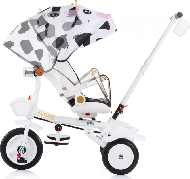 CHIPOLINO Driewieler met Dakje Futuro 2-in-1 Koe
