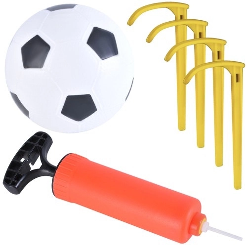 Voetbaldoel + bal + pomp 23459