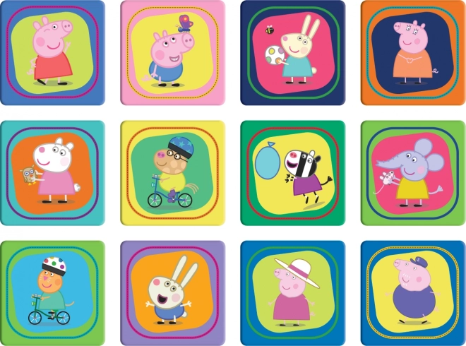 TREFL Set 3 in 1 Gelukkige momenten met Peppa het varkentje (2x puzzel + memory)