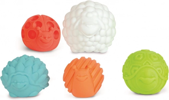 Ballons sensoriels souples en forme d’animaux pour enfants, lot de 5