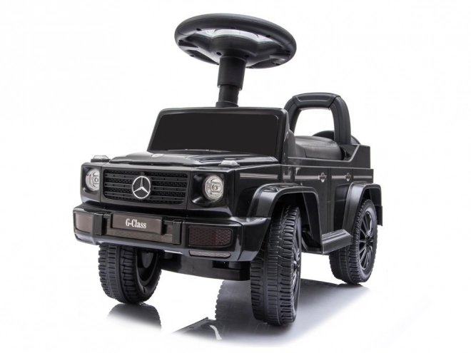 Loopauto Mercedes G-Klasse zwart met claxon en motorgeluid