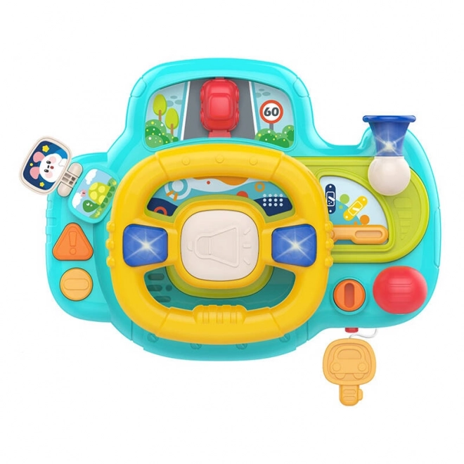 Interactief stuurwiel voor kinderen blauw