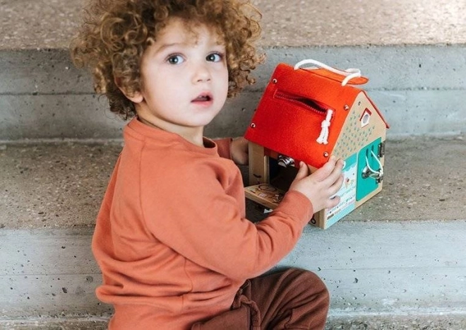 Lilliputiens – houten huisje met sloten
