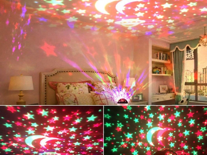 Projecteur de ciel étoilé avec LED et haut-parleur Bluetooth
