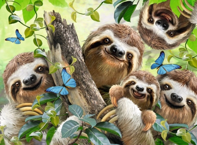 Puzzle Selfie de Paresseux 500 pièces