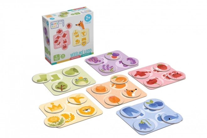 KukiKuk 80035 Veeeelike Loto Kleurige Schaduwen