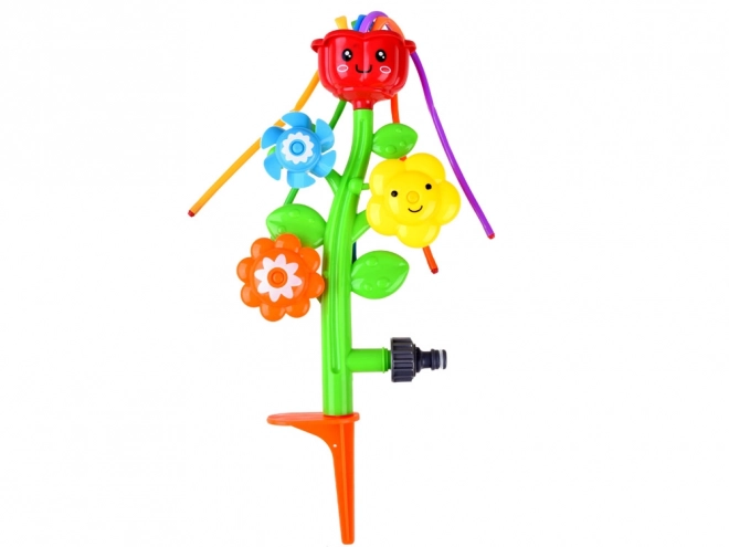 Fröhlicher Blumen-Kinderwasser-Sprinkler
