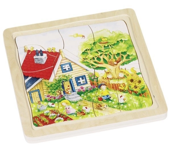 Ontwikkelbare houten puzzel Seizoenen