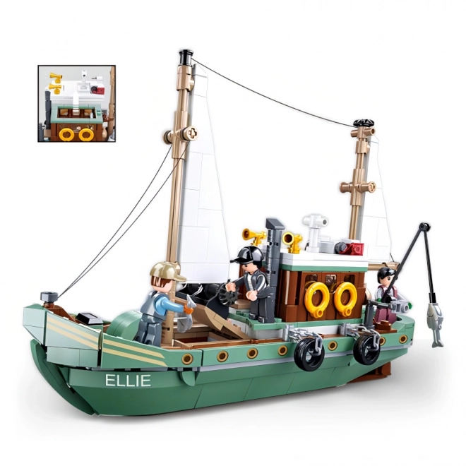 Sluban ModelBricks M38-B1119 Vissersboot Ellie