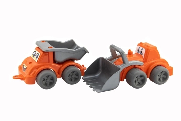 Bouwmachines voor kinderen - set van 2 autootjes