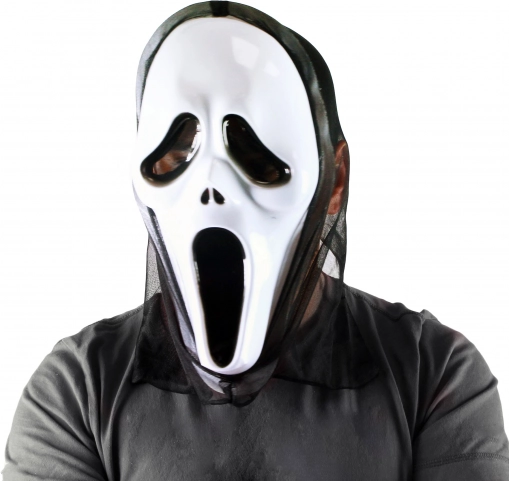 Scream-spookmasker voor Halloween