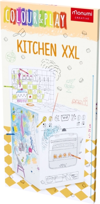 XXL Raum-Malbuch Kche für Kinder