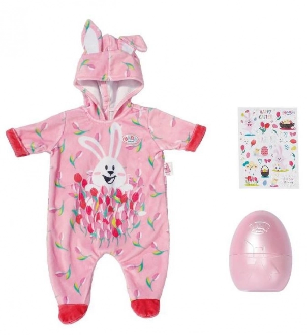 BABY born Œuf de Pâques avec tenue et autocollants