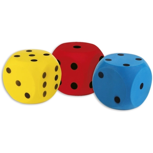 Androni Zachte Kubus - maat 16 cm, blauw
