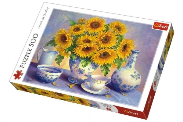 Puzzel 500 stukjes Zonnebloemen
