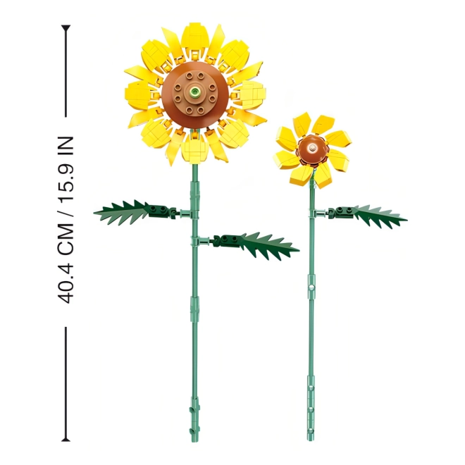 Tournesols détaillés qui ne fanent jamais