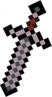 Minecraft Netherite Sword – plastic replica