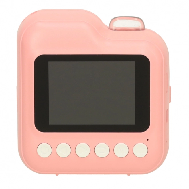 Appareil photo instantané pour enfants avec impression thermique 24MP et 1GB de mémoire – rose