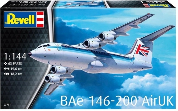 Kunststofmodel BAE 146 RJ85 1/144