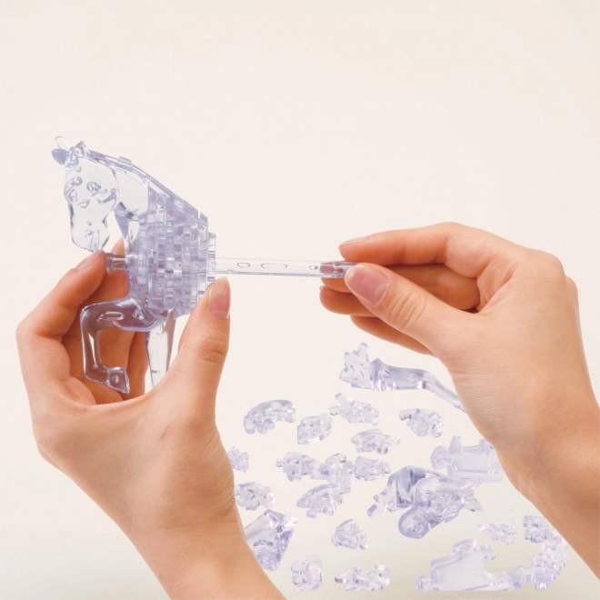 HCM Kinzel 3D Crystal Horse Puzzle