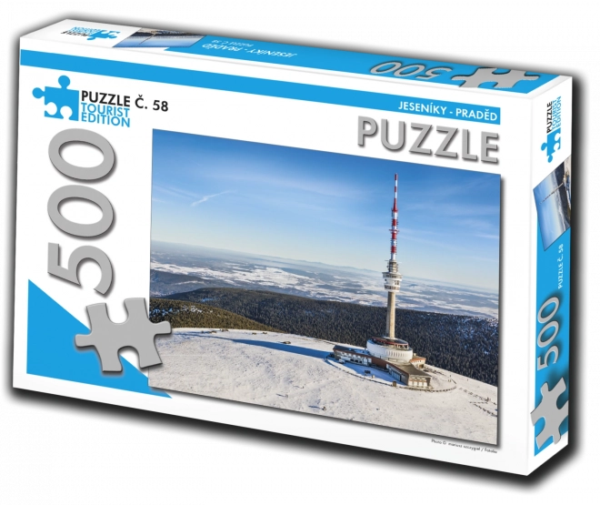 Puzzel Jeseníky, Praděd 500 stukjes