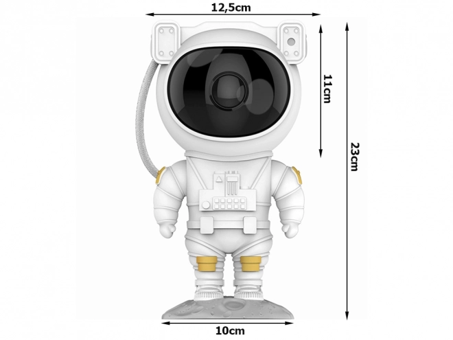 Projecteur étoilé en forme d'astronaute avec télécommande