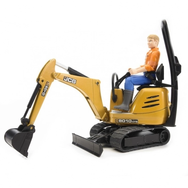 Speelset Bruder SUV en rupsgraafmachine JCB met aanhanger