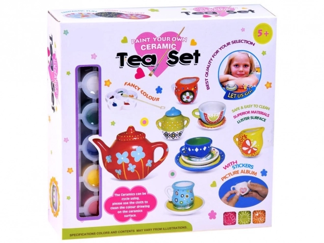 Bemalbares Keramik-Teeset – zum Selbermachen