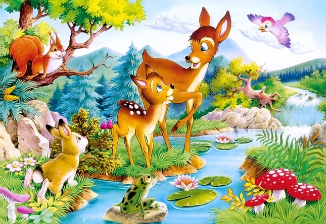 Little Deer Puzzle 120 Pieces