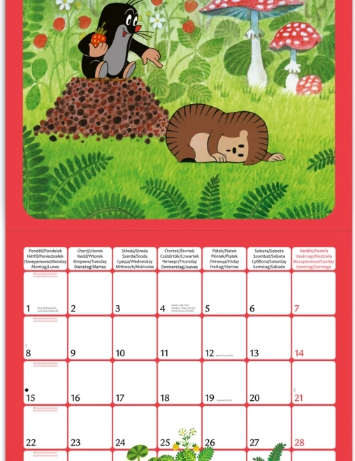 Notitie Kalender Krtek 2026