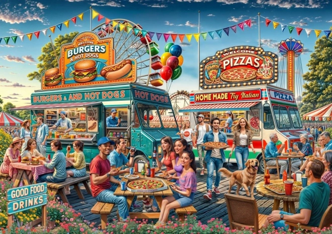 Puzzel Bluebird Rijdende Snackbar 2000 stukjes