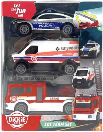 Véhicules de secours SOS lot de 3