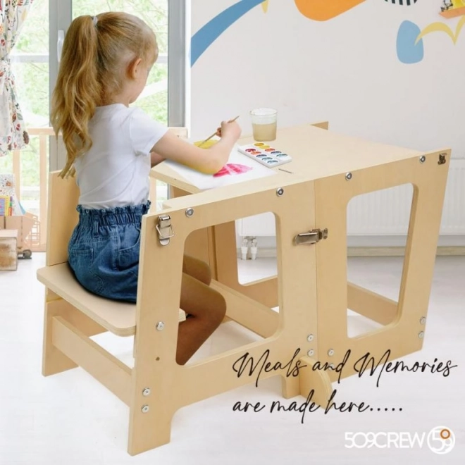 Onderwijzende toren Prema 3-in-1 - wit
