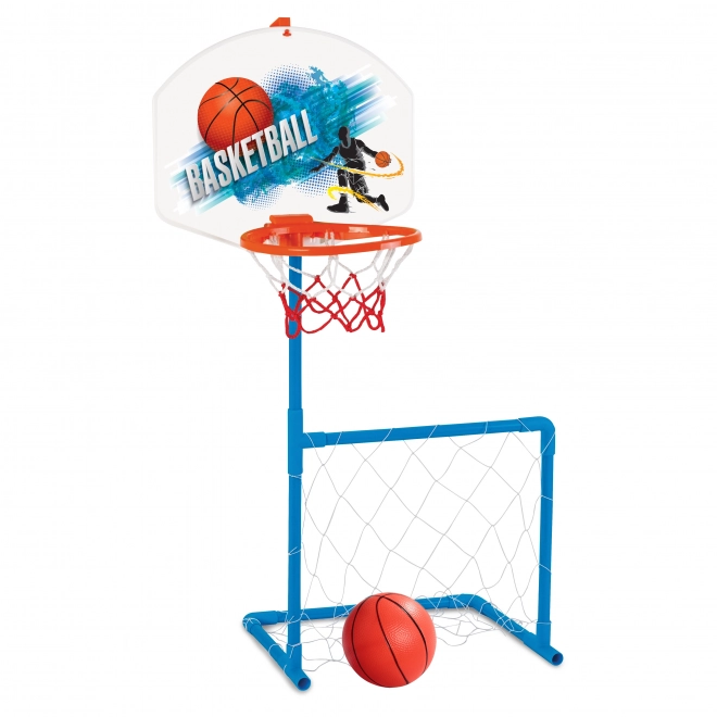 2-in-1 Basketball and Soccer Goal Set by Woopie