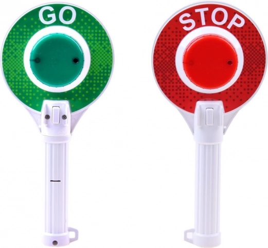 Signal STOP/GO double face