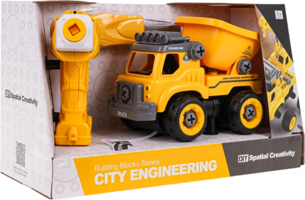 Interactive Disassemblable Dump Truck for Children
